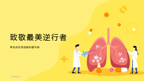 致敬最美逆行者ppt参考课件