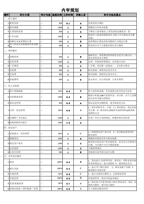 精辟的内部审计手册