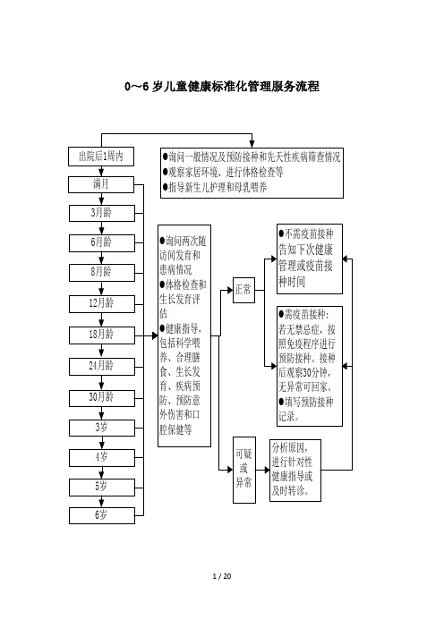 公共卫生十三项流程图