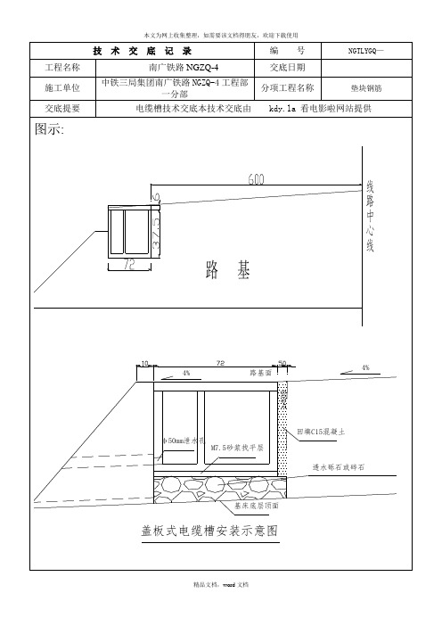 电缆槽(2021整理)