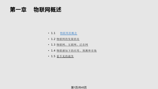 物联网理论与技术PPT课件