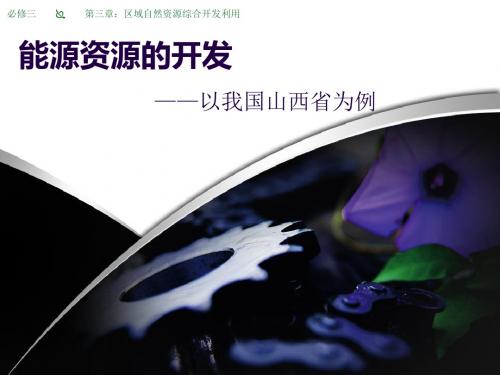 3.1 能源资源的开发——以我国山西省为例