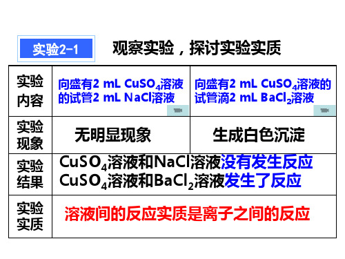 第二节离子反应要的离子方程式的写法PPT课件