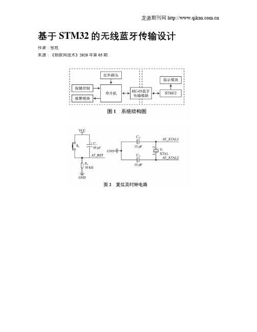 基于STM32的无线蓝牙传输设计