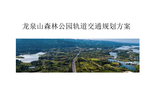 龙泉山轨道交通规划第二版