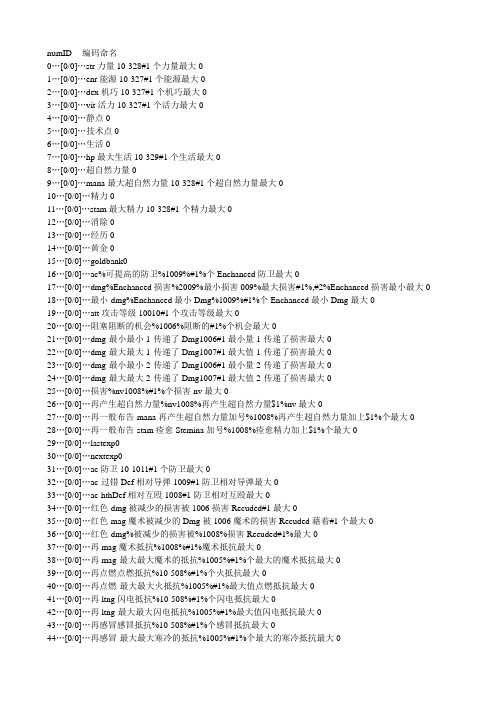 暗黑2存档numID编码命名