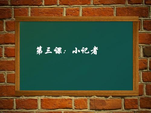 五年级上册美术第三课小记者湘美版 (3)