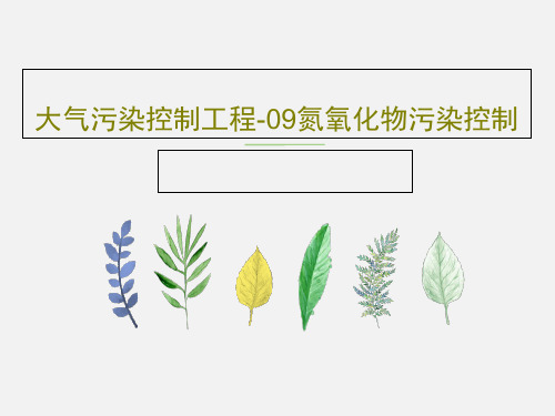 大气污染控制工程-09氮氧化物污染控制43页PPT