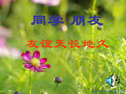 初二政治上学期同学朋友