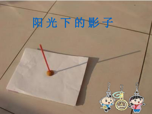 最新人教版小学四年级上册科学4.2阳光下的影子精品课件