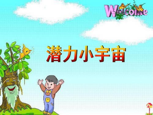 《潜力小宇宙PPT》心理健康教育PPT课件