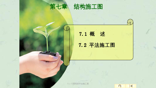 7.1-7.2梁柱的平法施工图课件