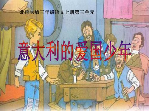 《意大利的爱国少年》 精品PPT课件3(共24张)
