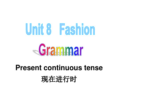 牛津译林版英语七年级上册Unit8 Fashion Grammar课件