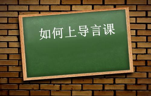 如何上导言课