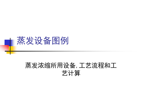 蒸发设备图例(PPT110页)