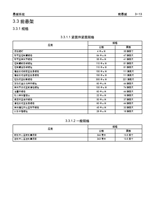 乐骋乐风维修手册九：前悬架