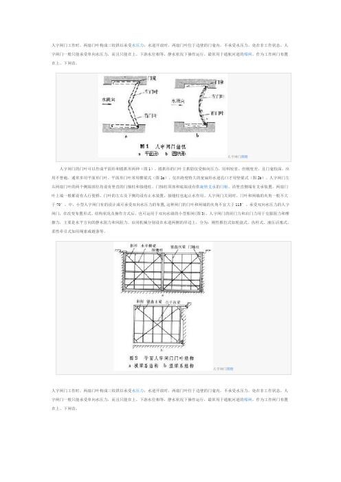 人字闸门