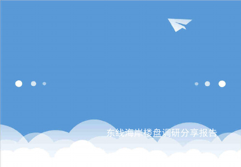 项目管理-中原海南东线海岸项目楼盘调研分享报告 精品