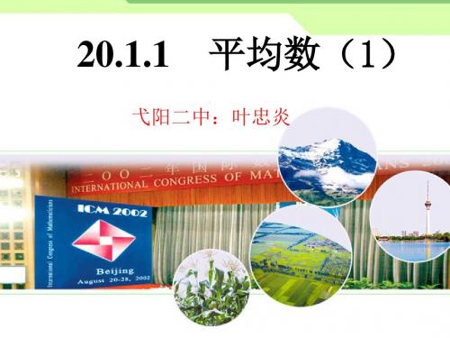 20.1.1加权平均数