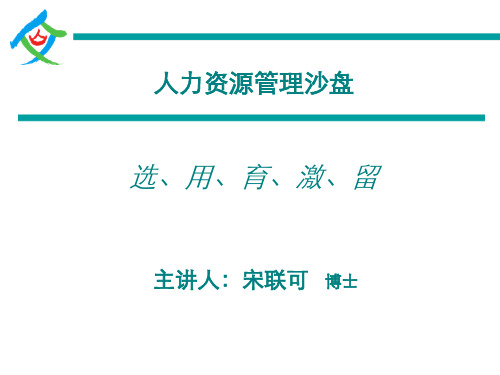人力资源管理沙盘,人力资源老师