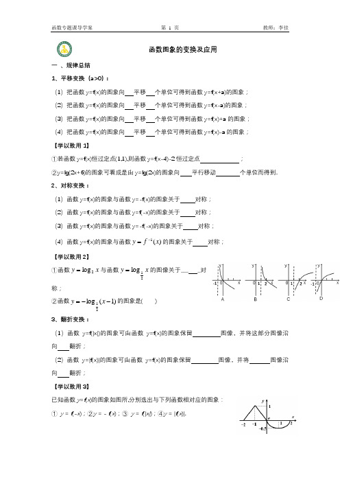 函数的图像和应用