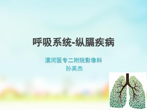 第八节 纵隔疾病影像