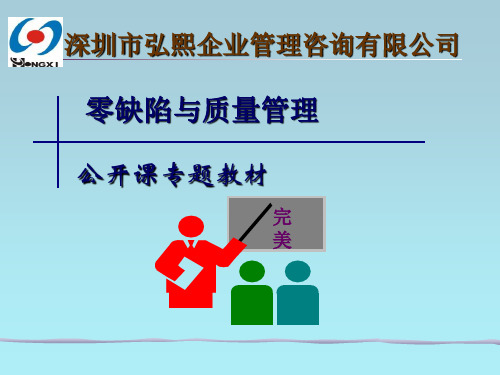 零缺陷与质量管理培训课件(PPT 66页)