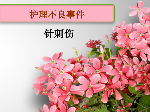 护理不良事件-针刺伤