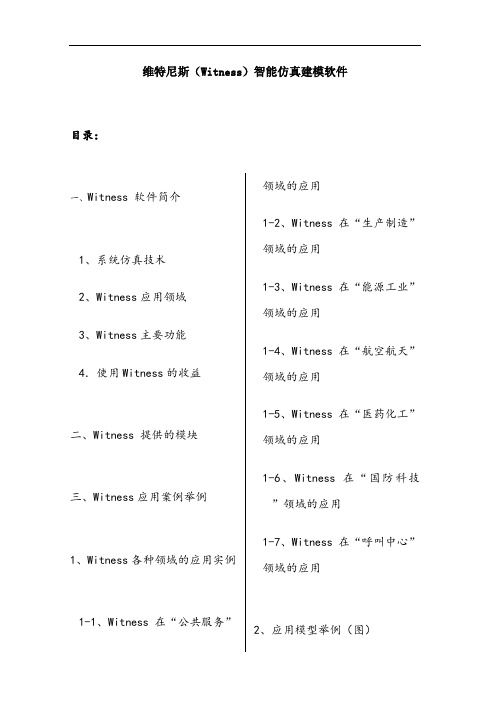 Witness软件功能简介(全)
