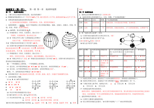 地理 第一章 地球和地图