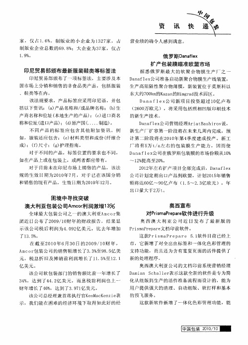 印尼贸易部颁布最新服装鞋类等标签法
