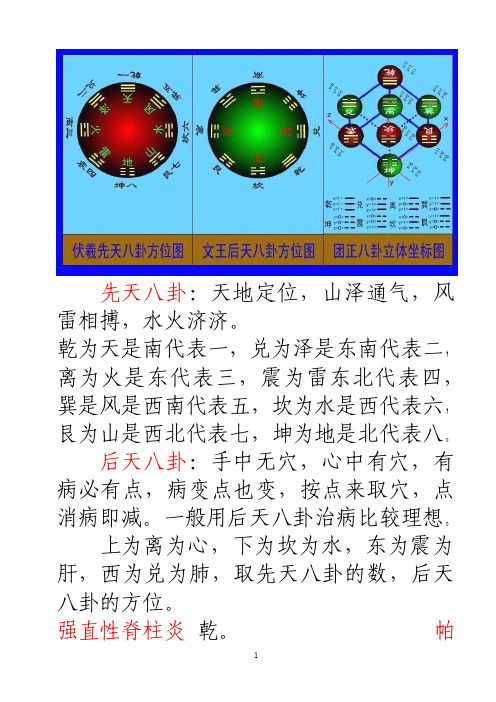 八卦脐针治疗图 