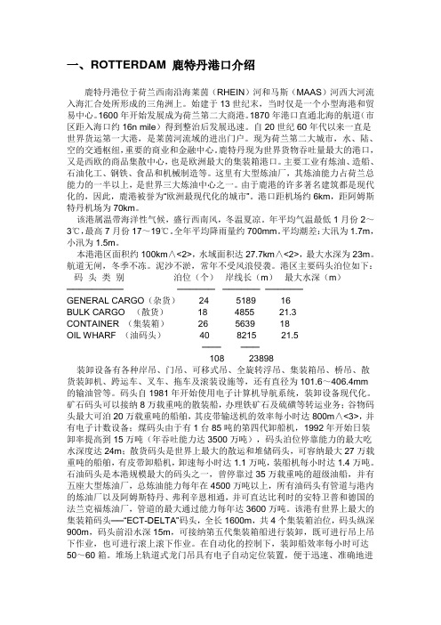 世界名港介绍