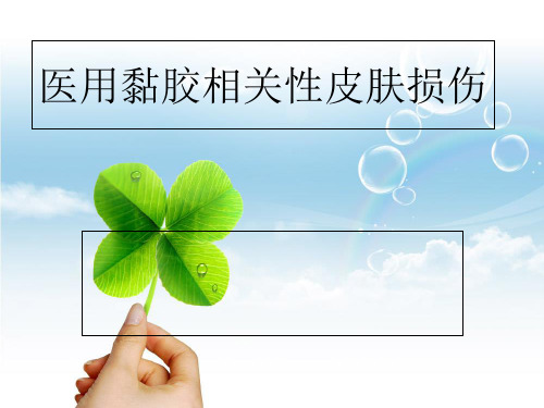 医用黏胶相关性皮肤损伤 ppt课件