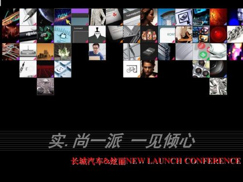 炫丽新车上市发布会的的策划的方案-PPT文档资料