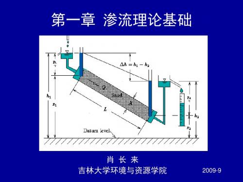 1.3 岩层透水特征及水流折射定律