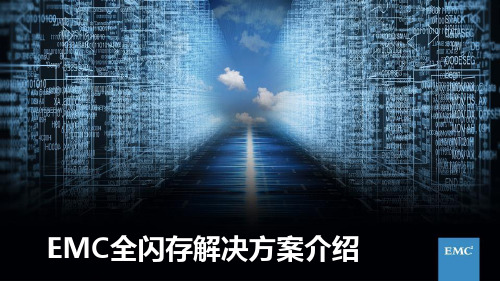 EMC全闪存解决方案介绍