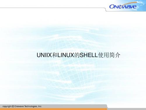 UNIX和LINUX-SHELL