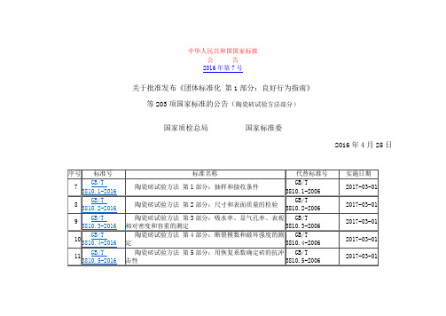 中华人民共和国国家标准2015