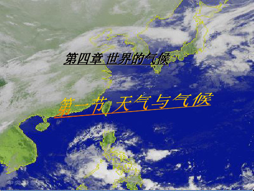天气与气候精品PPT课件