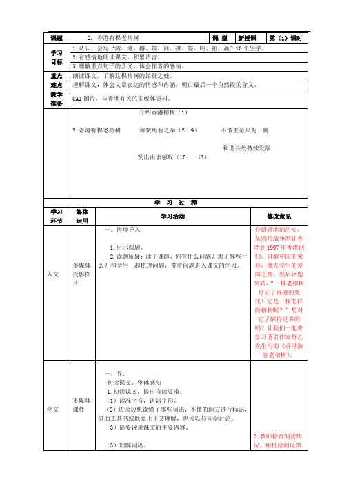 香港有棵老榕树