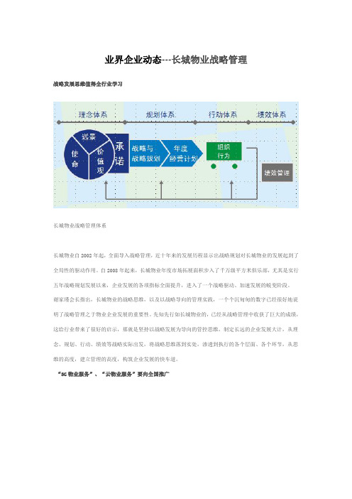 长城物业战略管理