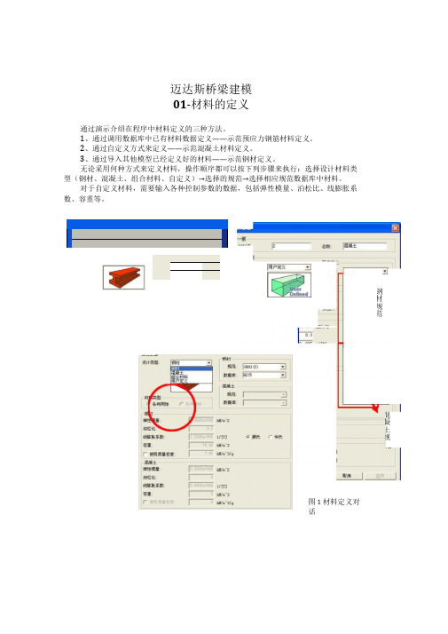 迈达斯桥梁建模