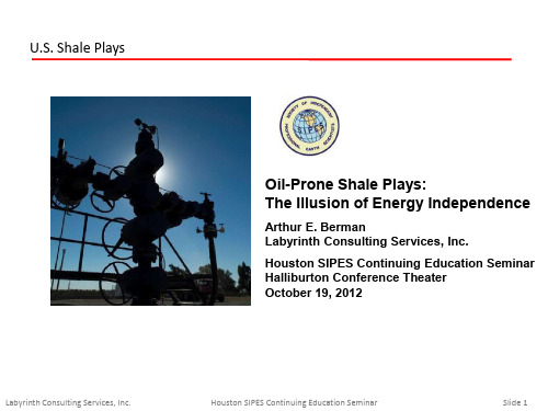 Oil-Prone Shale Plays-The Illusion of Energy Independence(生油页岩： 能源独立的遐想)