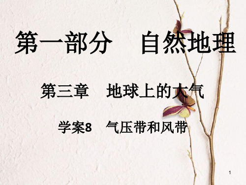 高考地理一轮复习 第一部分 自然地理 第3章 地球上的大气 8 气压带和风带课件.pptx