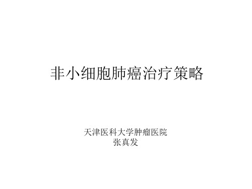 肺癌治疗策略