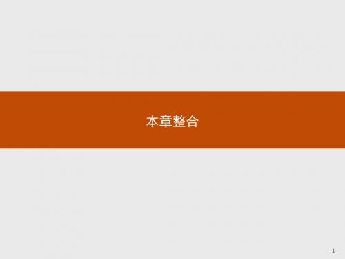 2018-2019学年人教版选修4 第2章 化学反应速率和化学平衡 本章整合 课件(27张)