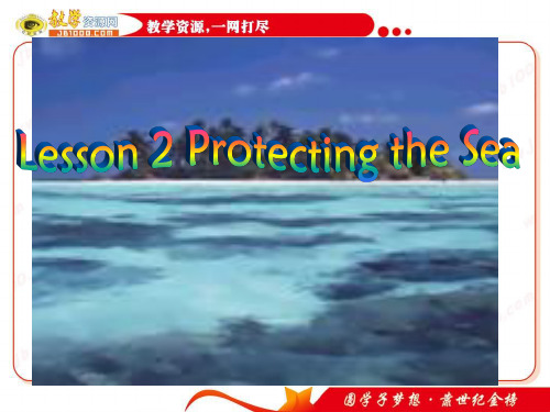英语：必修3 Unit7 The Sea-lesson2 Protecting the sea课件(北师大版)