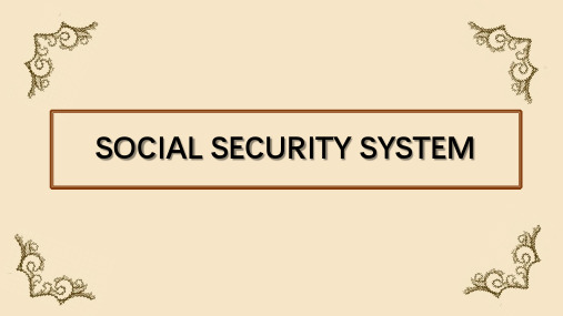 Social security system